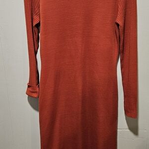 Liz Claiborne Red Long Sleeve Dress